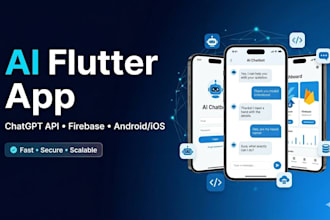 build ai powered flutter app with chatgpt API and firebase