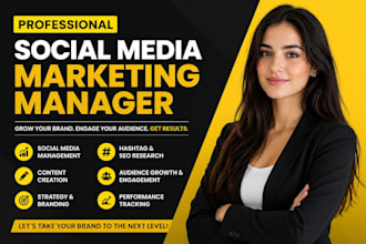 be your social media manager, content creator, guest post social media marketing