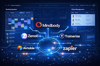 sync mindbody zenoti trainerize airtable zapier automation and api integration