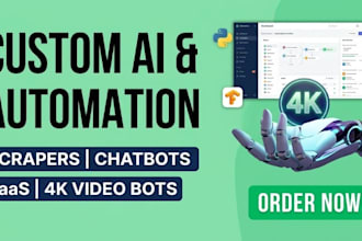 custom ai automation tools, web scrapers, and saas applications