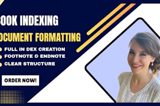do comprehensive back of your book indexing on ms word
