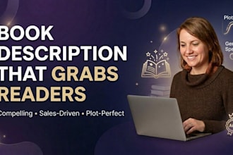 write your book description, ebook blurb, or amazon KDP description