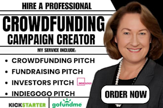 write a high converting crowdfunding pitch for kickstarter indiegogo investors