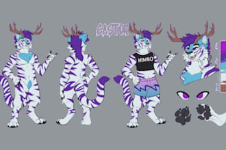 create ref sheet nsfw furry reference sheet fursona furry anthro nsfw oc art