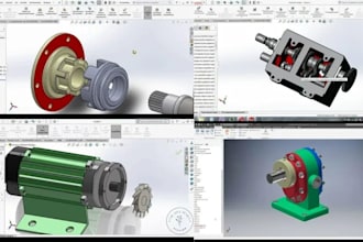 mechanical fusion 360 3d cad modeling parametric solidworks fea for cnc parts