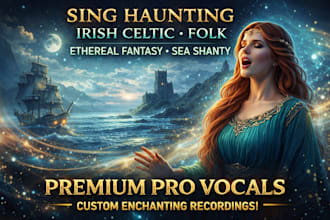 sing female sea shanty, irish celtic, medieval fantasy, folk, ocean, pirate song