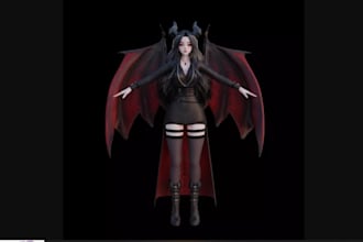 custom vrchat avatar,3d furry avatar for gaming,vr character,vtuber,nsfw 3dmodel