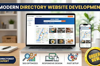 create professional directory website using directorist or listingpro