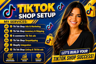 tiktok shop setup, tik tok dropshipping, tiktok shop manager fix tiktok shop ad