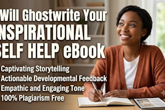 ghostwrite your inspirational self help ebook and non fiction book
