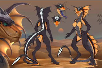 draw furry reference sheet fursona character ref sheet anthro nsfw sfw fursuit