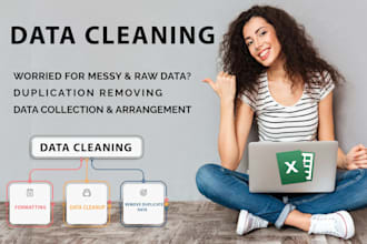 do ms excel data cleaning and formatting, merging, splitting, sorting, deduping