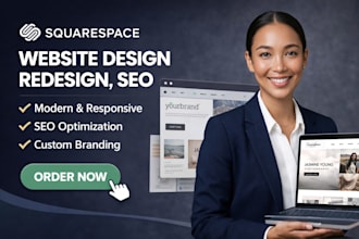 build squarespace website design redesign squarespace design SEO