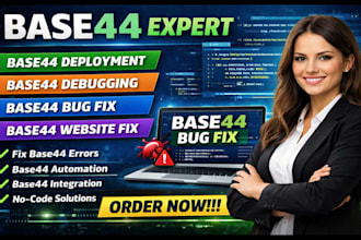deploy base 44 debugging base 44 base44 base44 website fix base44 bug expert