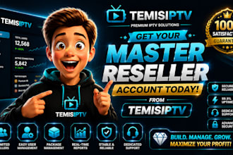 create premium ip tv reseller panel, strong8k,lion ott, dream4k, mega ott, trex