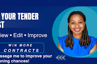 review, edit and improve your UK tender proposal to increase win rate
