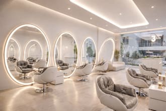 create custom 3d beauty salon, spa, bar, shop massage room 3d sauna rendering