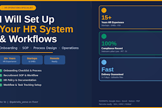 set up HR operations and admin support for your startup