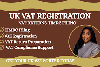 do UK vat registration, vat returns and hmrc filing UK vat registration