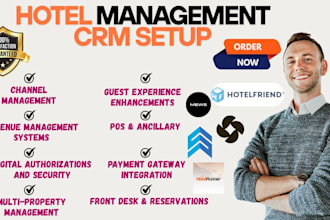 setup hotel management via hotelfriend mews skytouch cloudbeds hotelrunner ezee