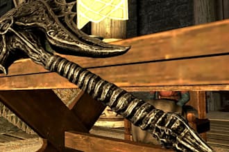 do skyrim mod or fallout 4 armor, weapon, items props with custom follower mods