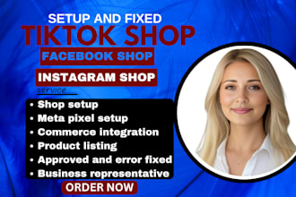 create and setup tiktok shop, tiktok dropshipping and tik tok shop manager