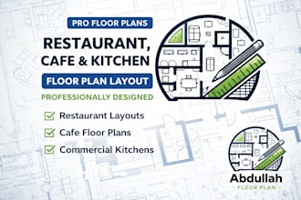 design restaurant floor plan cafe and kitchen floor plan layout professionally