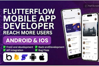 be your flutterflow mobile app developer build flutterflow app flutter flow