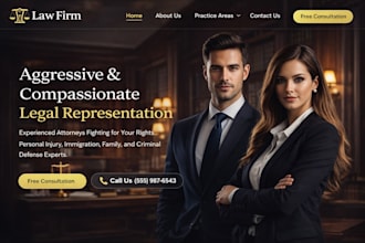 build immigration lawyers website family lawyers defense website personal injury