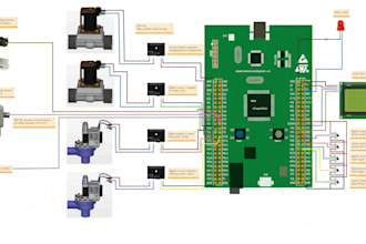 do schematics and simulate using fritzing, multisim and proteus