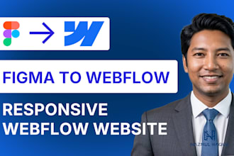 develop figma to webflow or xd design to webflow website
