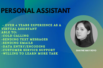 be doing data entry and doing calls for your business