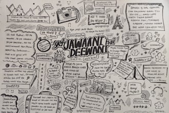 do any handmade doodle art