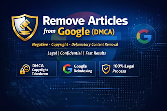 permently remove mugshots, article, fake links from google maps under dmca