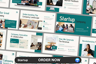 design and redesign powerpoint presentation, google slides, and sales deck
