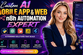 do ai website, ai mobile app development ai chatbot n8n ai agent n8n automation