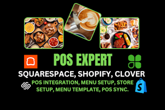 create restaurant menu and online ordering pos website
