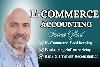 do ecommerce accounting and bookkeeping for shopify, amazon in xero quickbooks