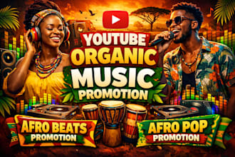 promote your afrobeat, afropop music on targeted youtube playlists