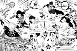 draw custom sport manga comic seinen action manga storyboard manga graphic novel