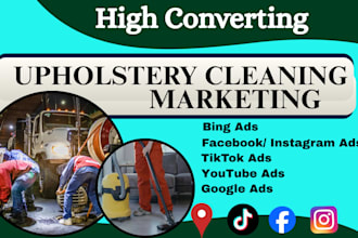 upholstery cleaning leads furniture cleaning facebook ads upholstery google ads