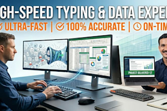 superfast data entry professionally with accuracy
