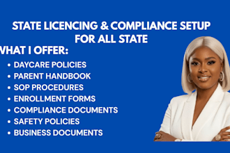 help with US state licensing and business compliance setup