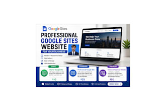 create a stunning google sites website with modern design