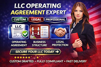 create operating agreement, llc operating agreement, legal service