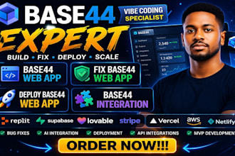 base44 web app, fix base44 bugs, deploy base44 web app, base44 expert, base44