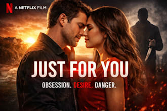 netflix style movie poster custom personalized film cinematic artwork