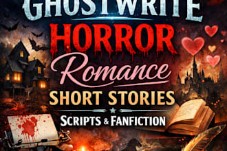 beta read your supernatural, horror, fiction or dark romance story