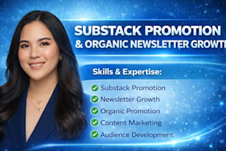 do substack promotion and organic newsletter growth to grow subscribers