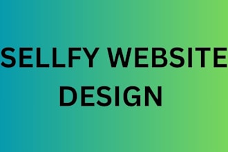 do sellfy website design and redesign